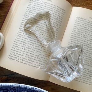 Vintage Genuine Lead Crystal Perfume Bottle West Germany